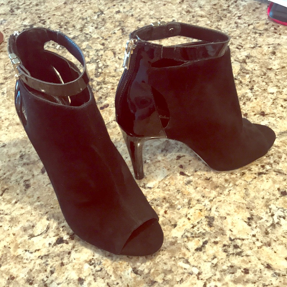 Sexy black CK stilettos